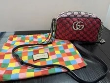 Authentic Gucci GG Marmont Crossbody w/Dust . 2