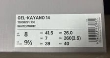8.0US Thom Browne Asics Gel Kayano14 2