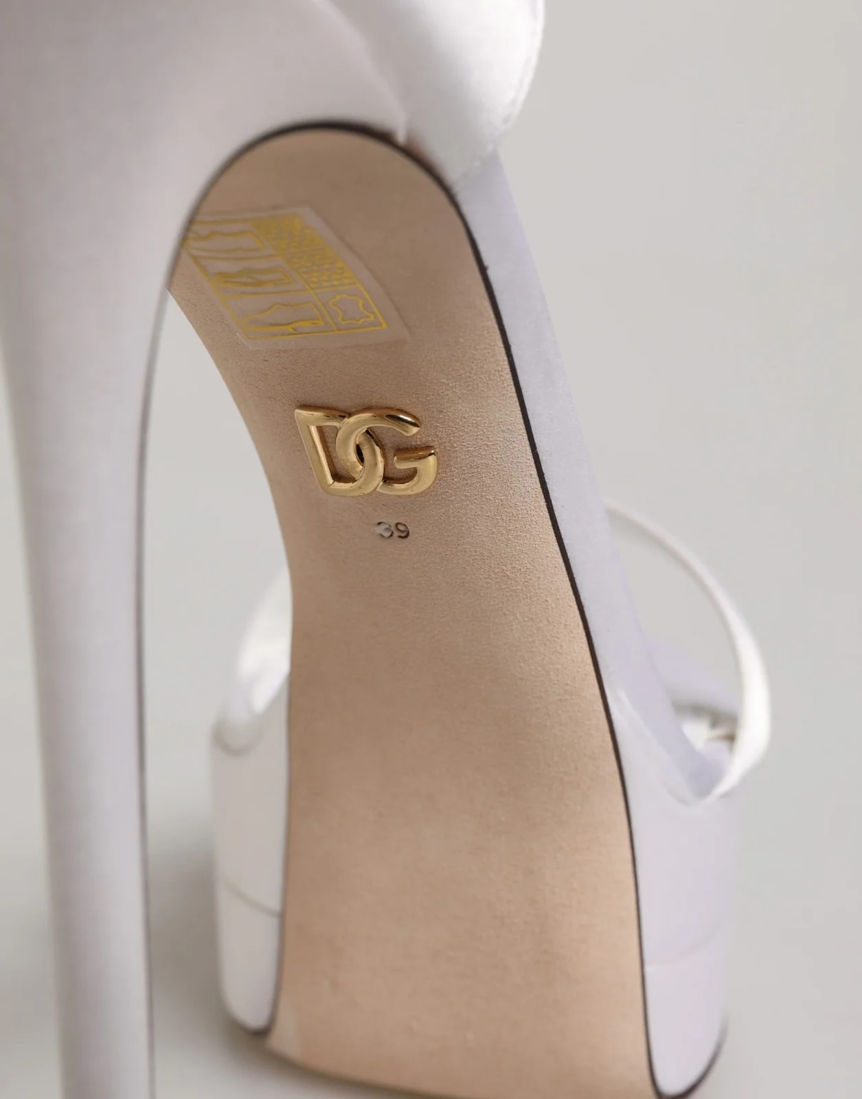 Dolce & Gabbana — Dolce & Gabbana Platform Ankle Strap — Designer Shoe — resale