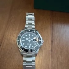 2025 Rolex Sea Dweller 126600 Red Lettering, Black Face, Date, Box, Papers 43mm 2