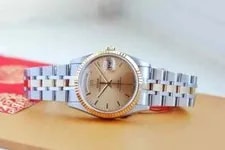 Tudor Prince Date-Day 76213 Automatic Champagne Dial Stick Only 2