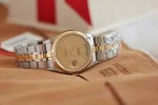 Tudor Prince Date-Day 76213 Automatic Champagne Dial Stick Only 3