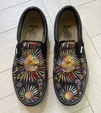 Vans Limited Edition Creative Growth By Artist Ricardo Gaitan Skater 10.5M 2