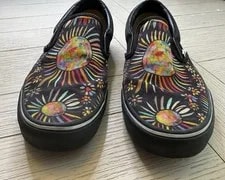 Vans Limited Edition Creative Growth By Artist Ricardo Gaitan Skater 10.5M 4