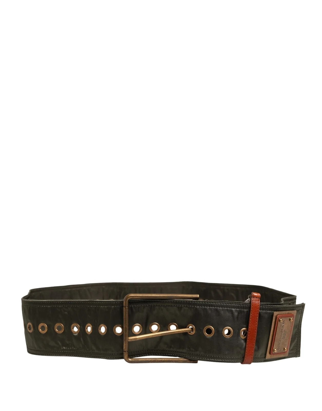 Dolce & Gabbana — Dolce & Gabbana Wide DG Metal Buckle Belt — Accessory — resale