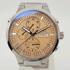 IWC — IWC GST Chronograph Rattrapante IW371513 3715-013 Salmon Dial SS Automatic — Watch — resale