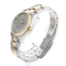 Rolex Oyster Perpetual 14203 Gray 369 White Bar All Tritium Single Buckle T ... 2