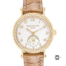 Patek Philippe — Patek Philippe Calatrava Moonphase 7121J-001 / 33mm / Yellow Gold — Watch — resale