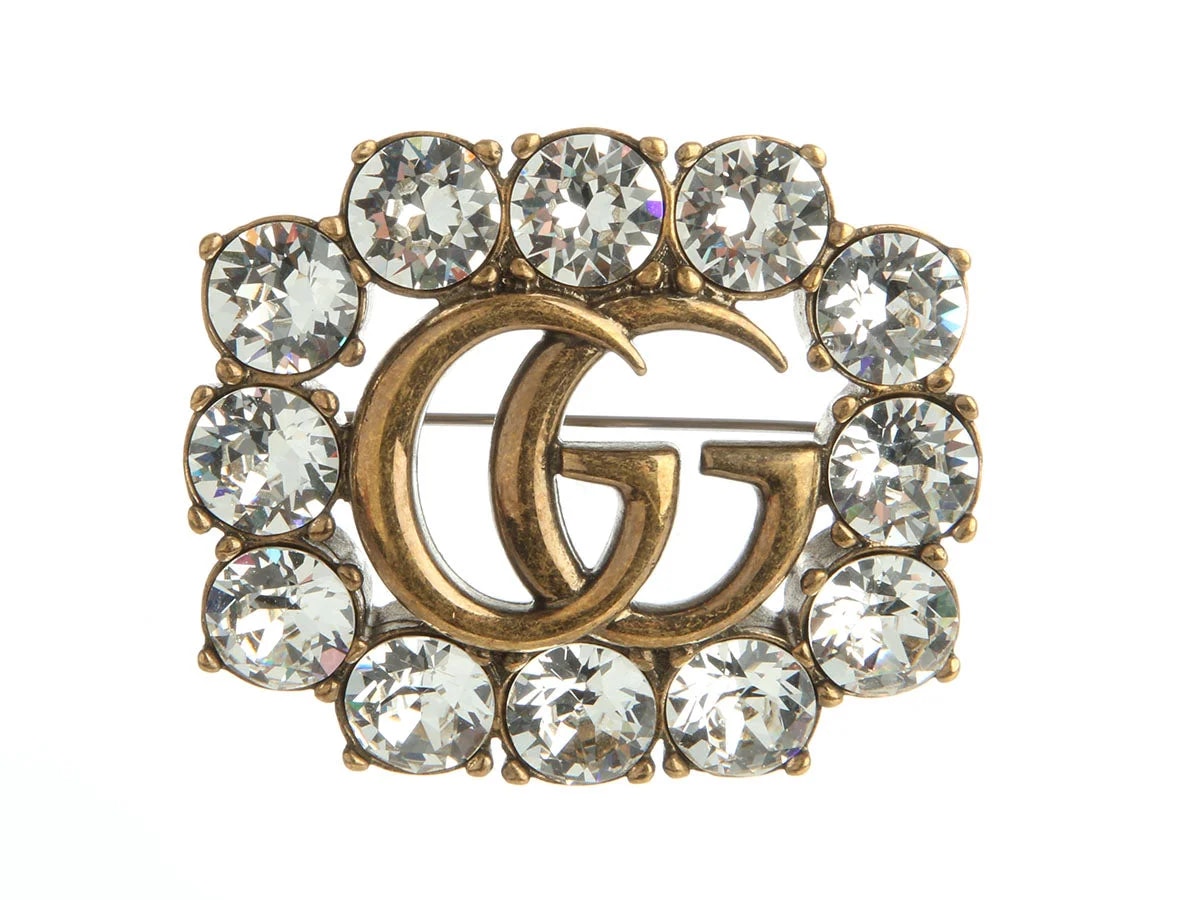 Gucci — Gucci Double G Brooch — Jewelry — resale