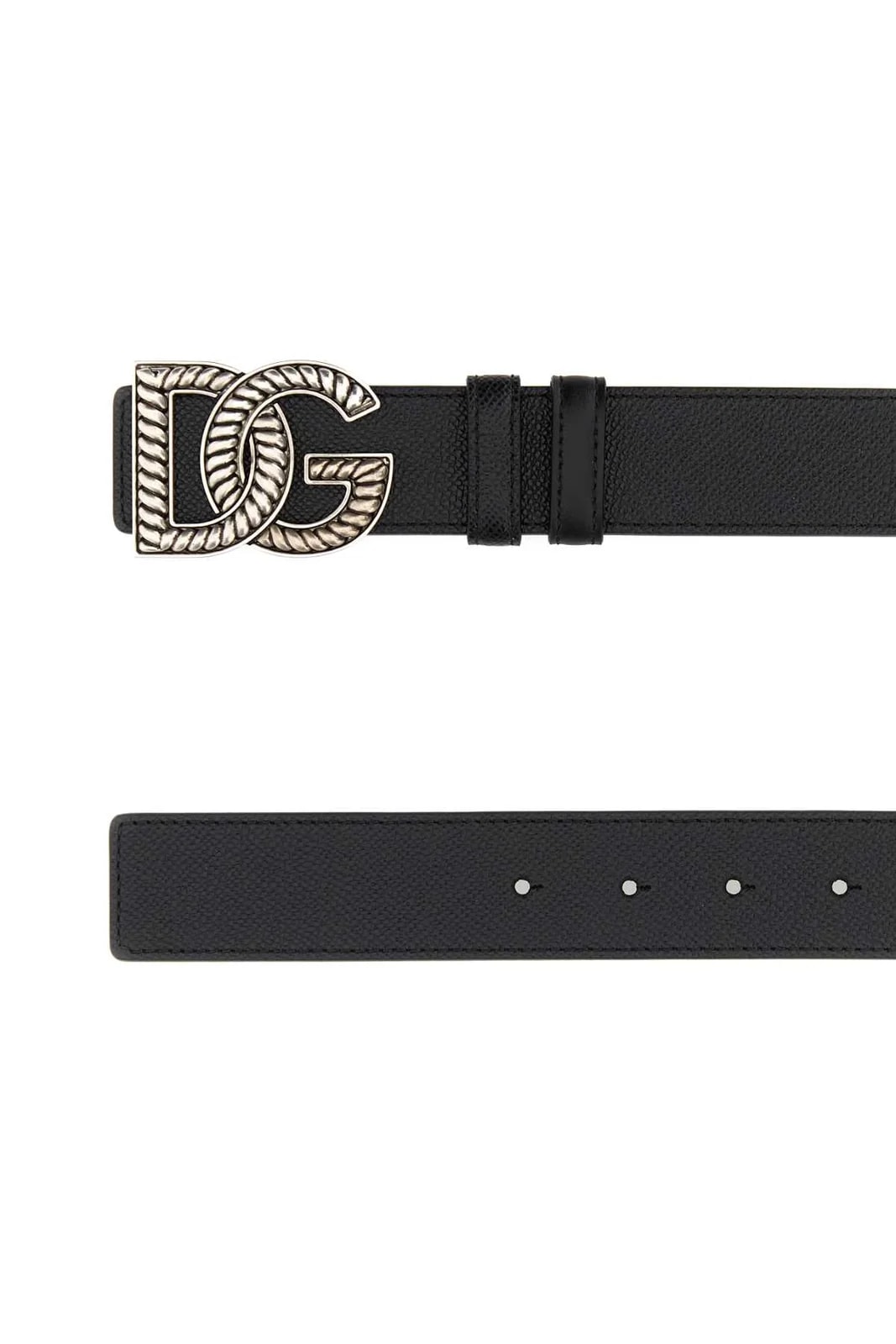 Dolce & Gabbana Logo-Buckle Belt — Vitello 2
