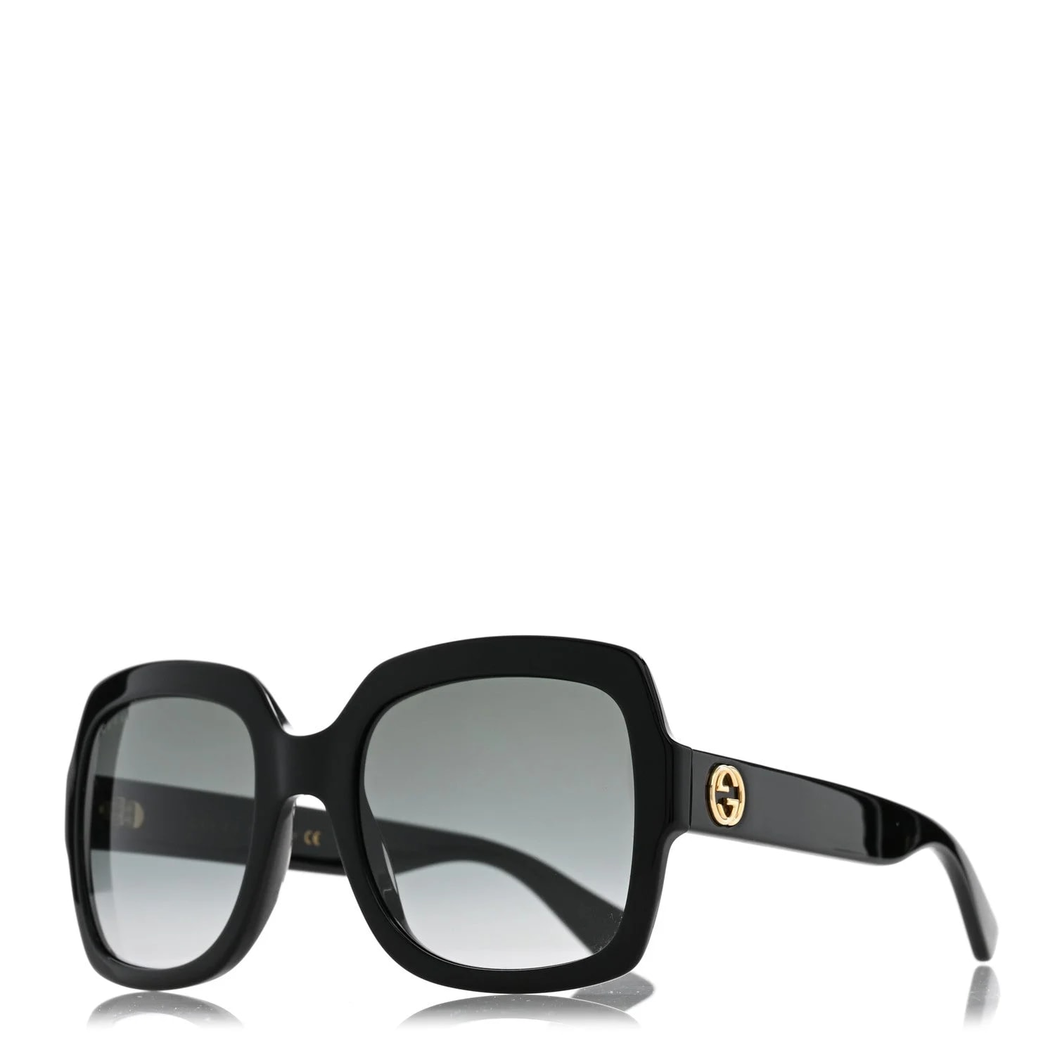 Gucci — Acetate Square Frame Sunglasses GG0036S — Accessory — resale