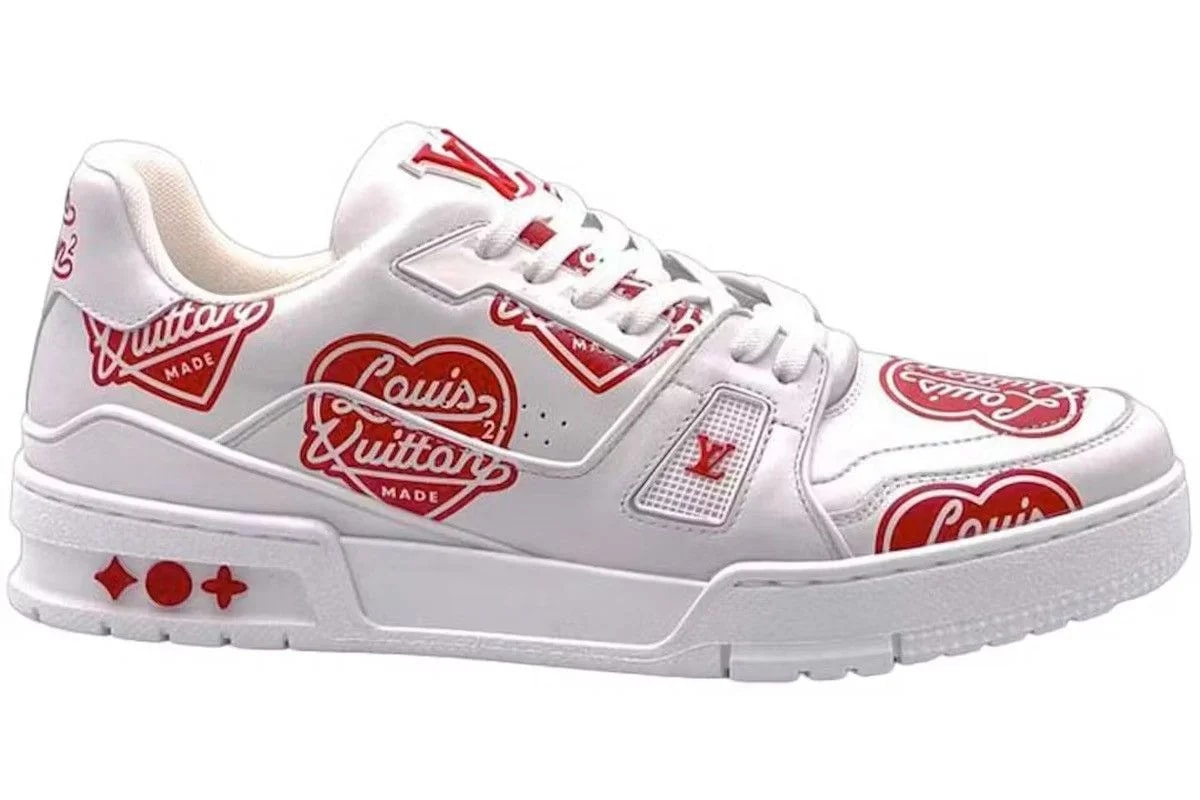 Louis Vuitton — Louis Vuitton Nigo Logo Hearts LV14/US15 Virgil — Sneaker — resale
