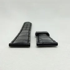 Patek Philippe Leather Strap 16mm Black Genuine Leather 3