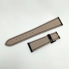 Patek Philippe Leather Strap 16mm Black Genuine Leather 4