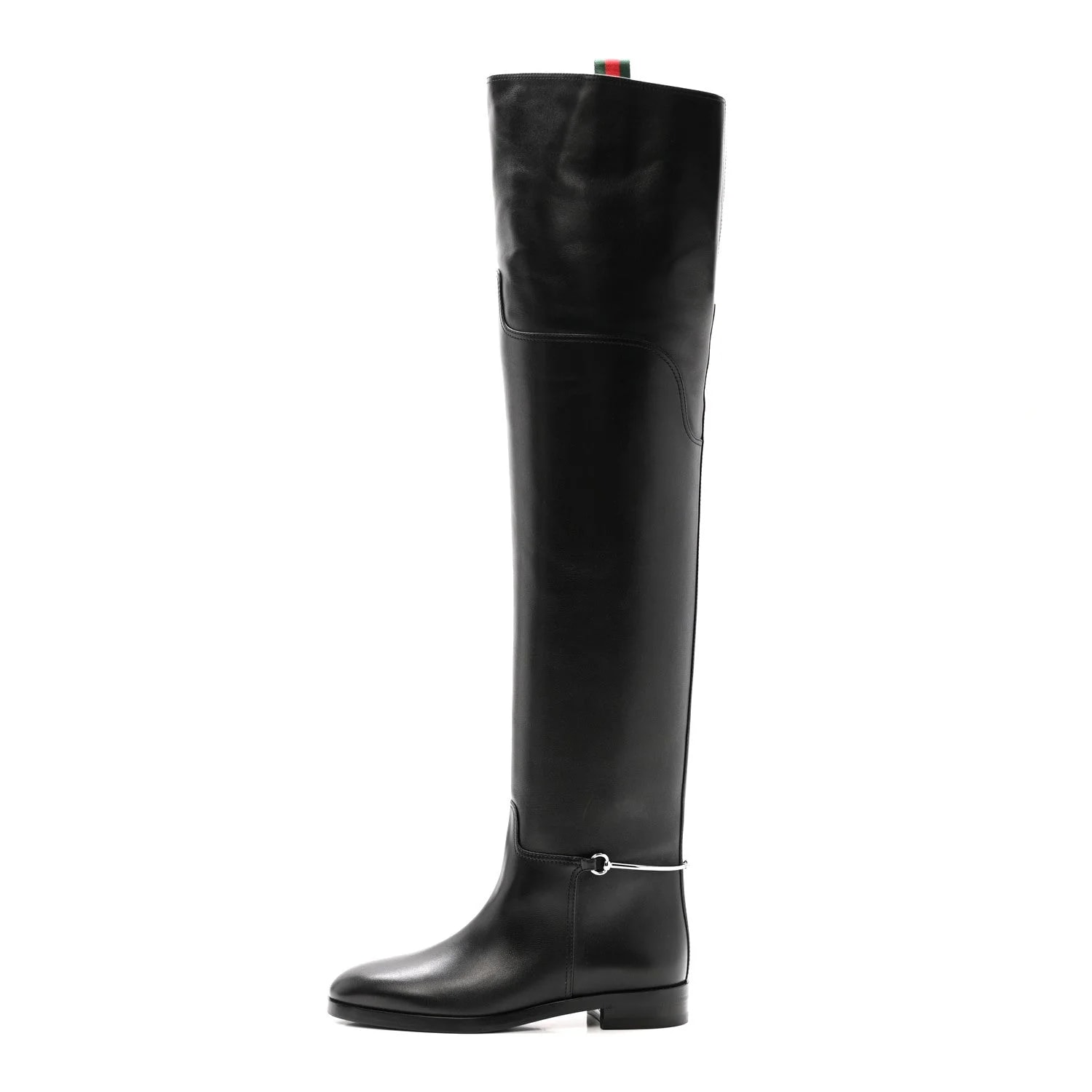 Gucci — Slim Horsebit Over the Knee High 37 — Designer Shoe — resale