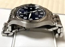 IWC Mark Xviii Petit Prince Navy Dial SS Auto With 3