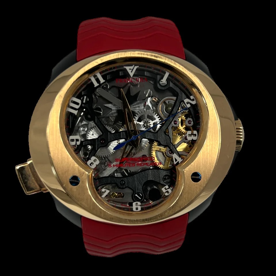 Worldofluxuryus — Franc Vila Cobra Super Sonico 5 Minutes Repeater 18K Rose Gold & PVD Titanium — Watch — resale