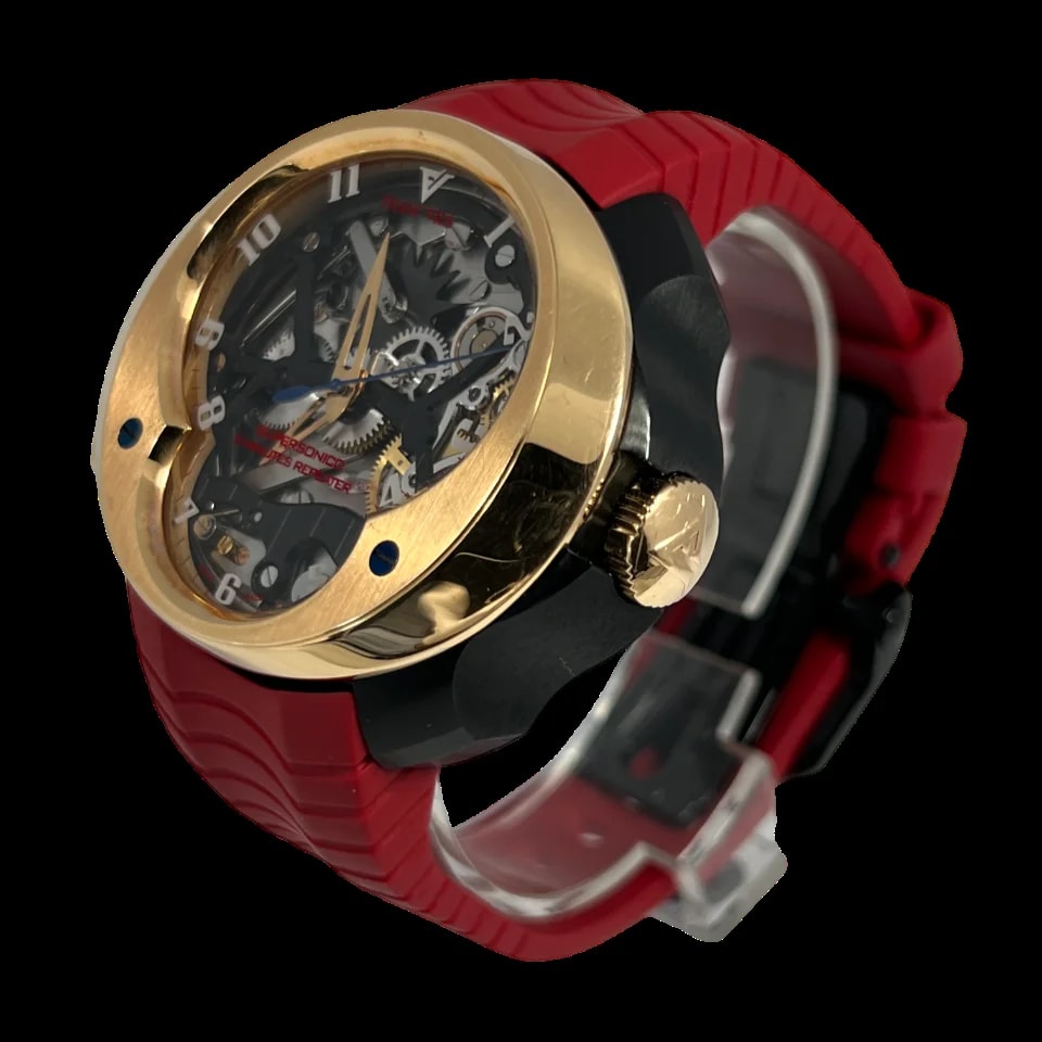 Franc Vila Cobra Super Sonico 5 Minutes Repeater 18K Rose Gold & PVD Titanium 3