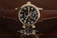 Patek Philippe 7234R-001 Calatrava Pilot Travel Time 18k Rose Gold Brown Sunray 3
