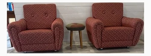 Mad Man Armchairs and Ottoman From Tatra Nafromtok, 1965, Set of 3 — Furniture — resale