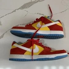 Nike SB Dunk Low Bart Simpson ’S Size 11 BQ6817-602 Habanero Shoes 2