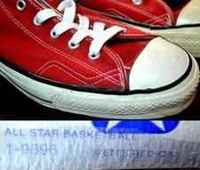 Unused 1980s Converse All-Star HI Cut Size US13 Dead Stock 3