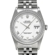 Rolex — Rolex Datejust 16220 36mm Stainless Steel White #WW1681 — Watch — resale