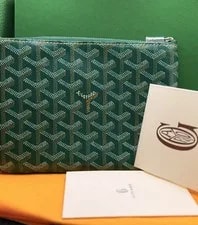 Goyard Pattern Zip Closure With Brand Card 2