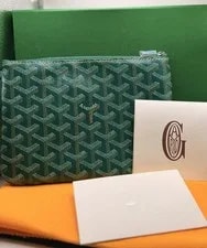 Goyard Pattern Zip Closure With Brand Card 4