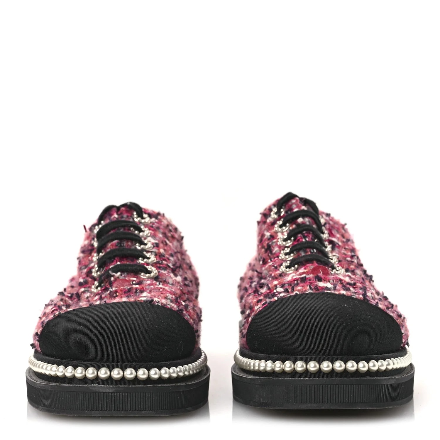 Grosgrain Sequin Lace Up 40 3