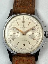 Breitling — Breitling Cadette Chronograph Oversized N.o.s. Sticker and Box - 1950s — Watch — resale