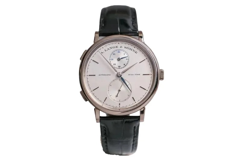 Worldofluxuryus — A. Lange & Söhne Saxonia Dual Time 18K White Gold ’s — Watch — resale