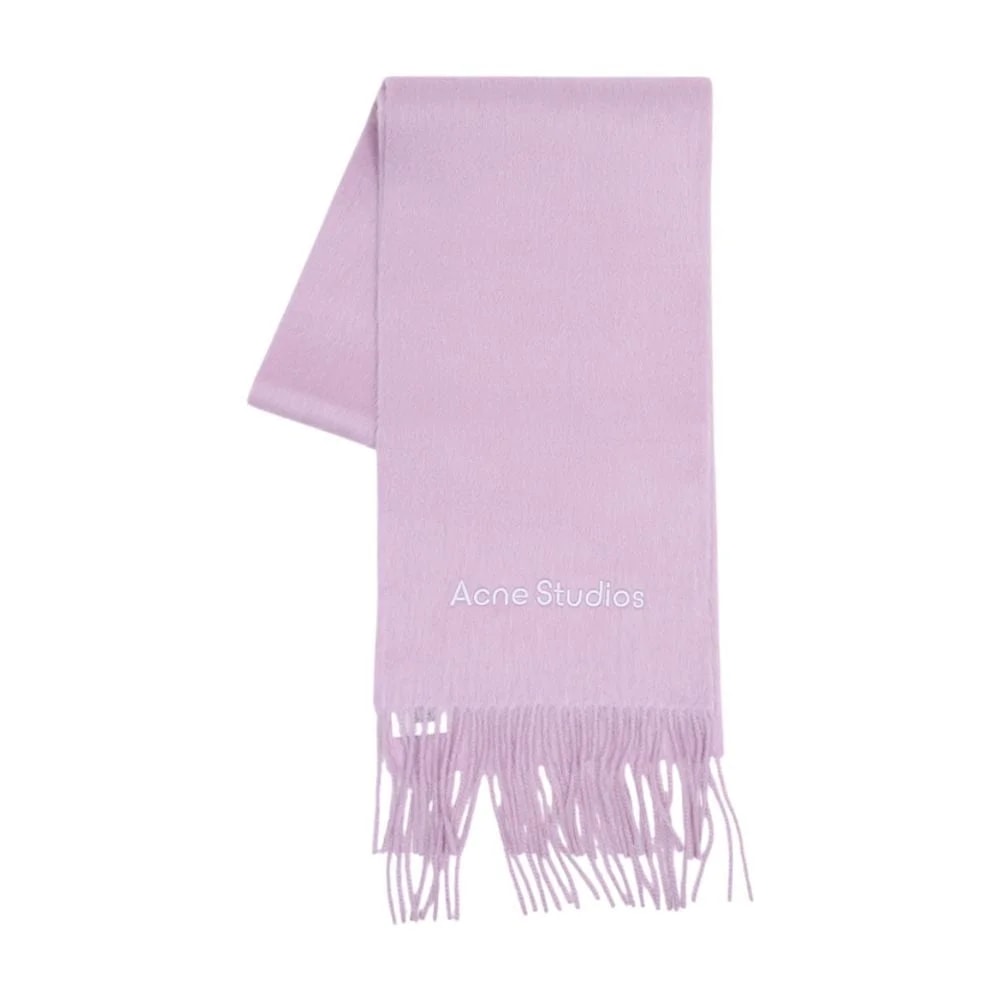 Acne Studios Logo-Embroidered Scarf — Scarfs 3