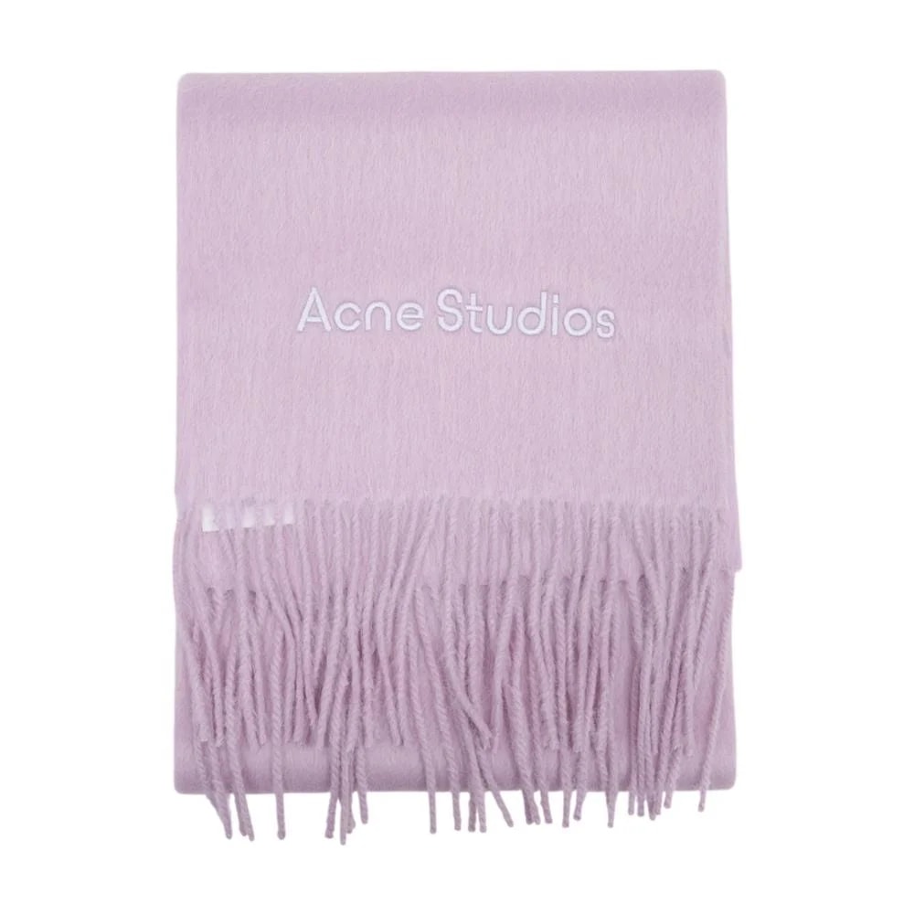 Acne Studios Logo-Embroidered Scarf — Scarfs 4