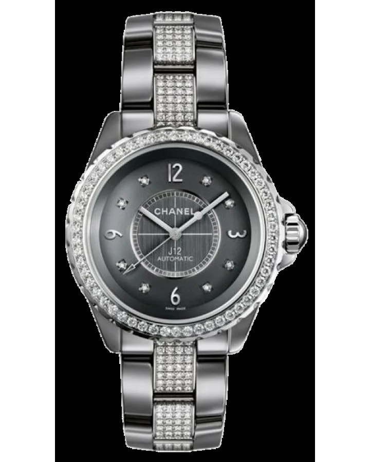 Worldofluxuryus — Chanel Chromatic Diamond Titanium & Ceramic & Diamonds Lady's — Watch — resale