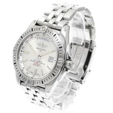 Breitling Galactic 44 A45320 44mm SS Silver #C19582 2