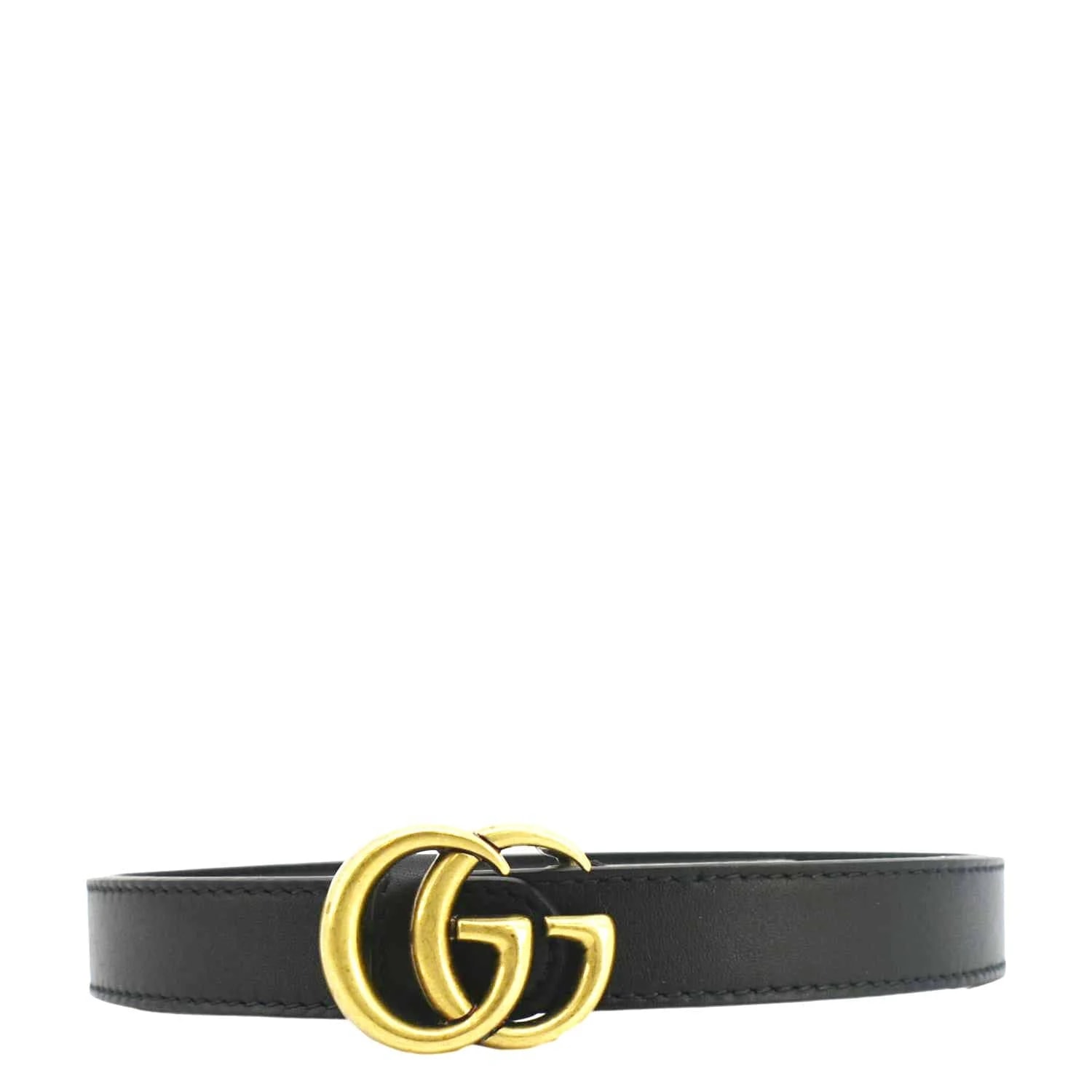 Gucci — Gucci Double G Buckle Marmont Reversible Belt 404912 — Accessory — resale