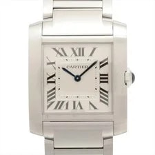 Cartier — Cartier Tank Francaise MM WSTA0105 SS QZ Silver-Face — Watch — resale