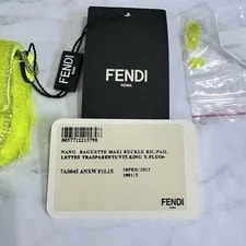 Fendi Nano Baguette Sequins Hardware Charm Adjustable 2