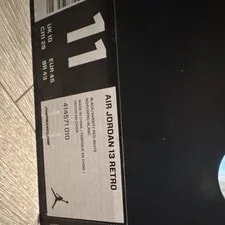 Jordan Air 13 Retro 2013 /Varsity / 414571-010 2