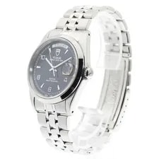 Tudor Prince Date-date 76200 36mm SS Black Dial Automatic #C130 2