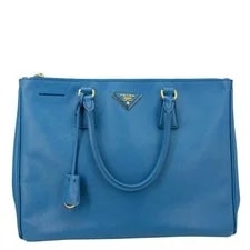 Prada — Prada Galleria Double Zip Top Handle Satchel — Handbag — resale