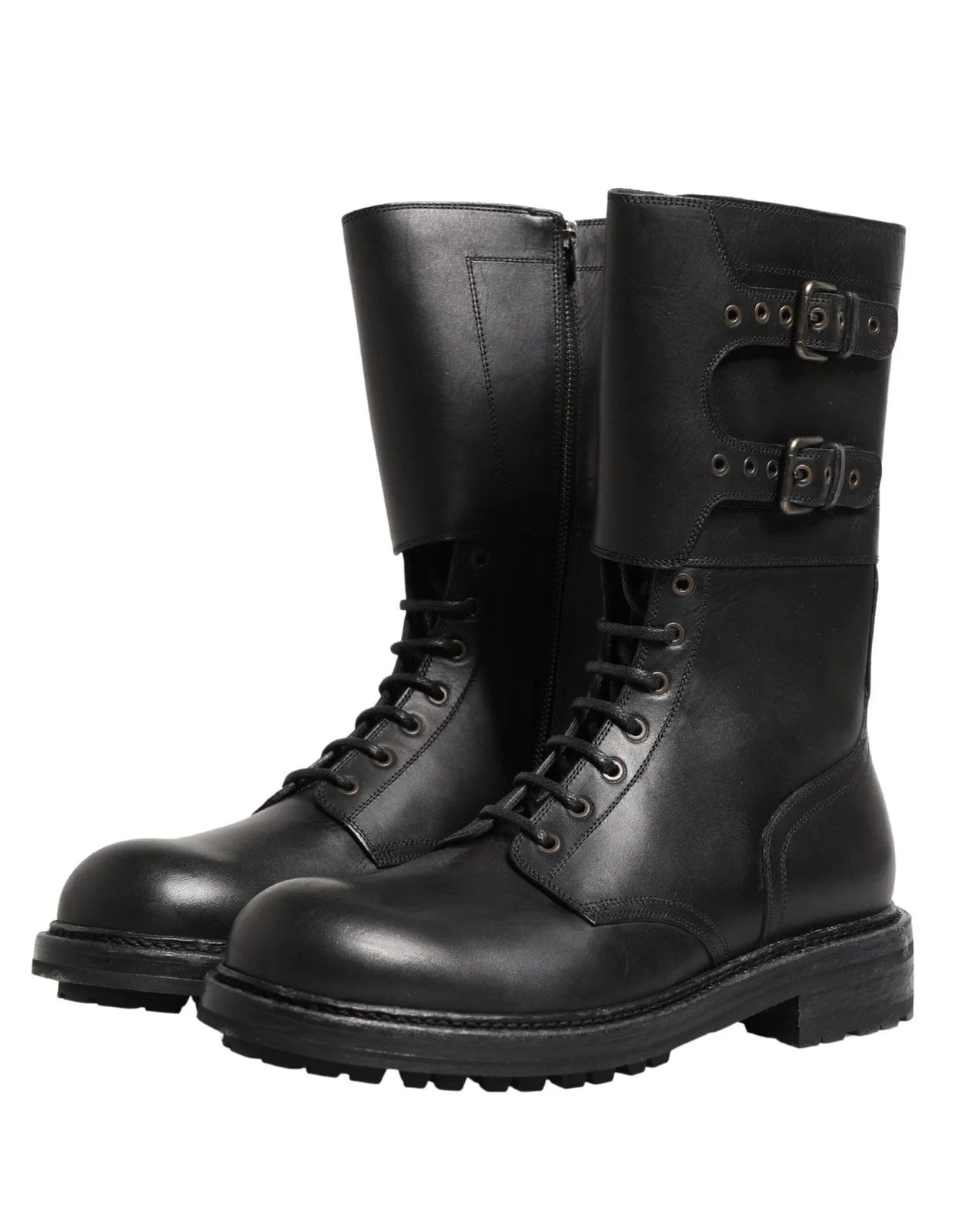Dolce & Gabbana Belted Buckle Combat 4