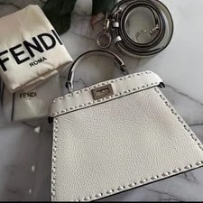 Fendi Peekaboo ISeeU Petite 2WAY Italy 2