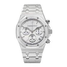 Audemars Piguet Royal Oak 41MM Silver Index Hour Markers Dial Stainless... 2