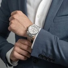 Audemars Piguet Royal Oak 41MM Silver Index Hour Markers Dial Stainless... 4
