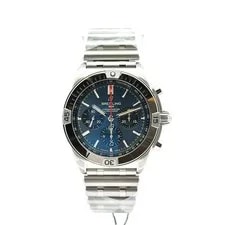 New Breitling Chronomat AB0134101C1A1 B01 42 Blue Dial, Steel 2