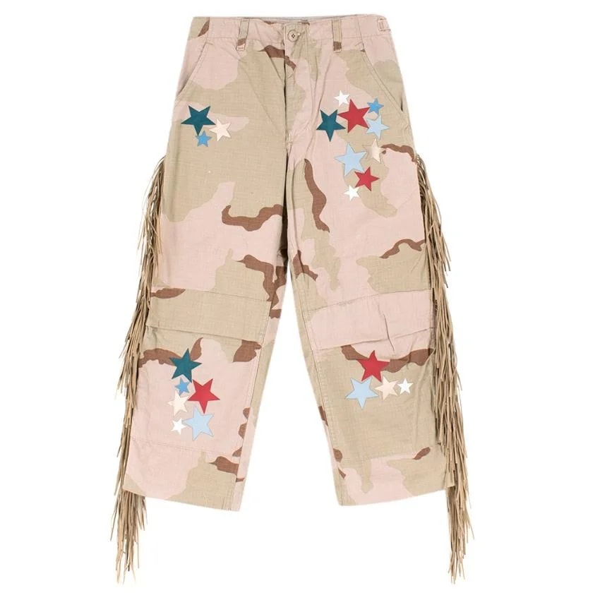 Thats It — That's It! Folks Camo Cotton Blend Star Patches & Fringe — Jewelry — resale