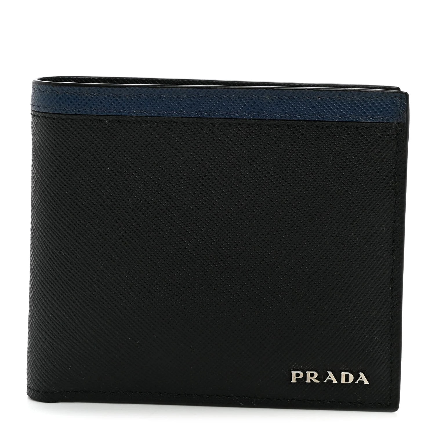 Prada — Bi-Fold Wallet Bluette — Accessory — resale