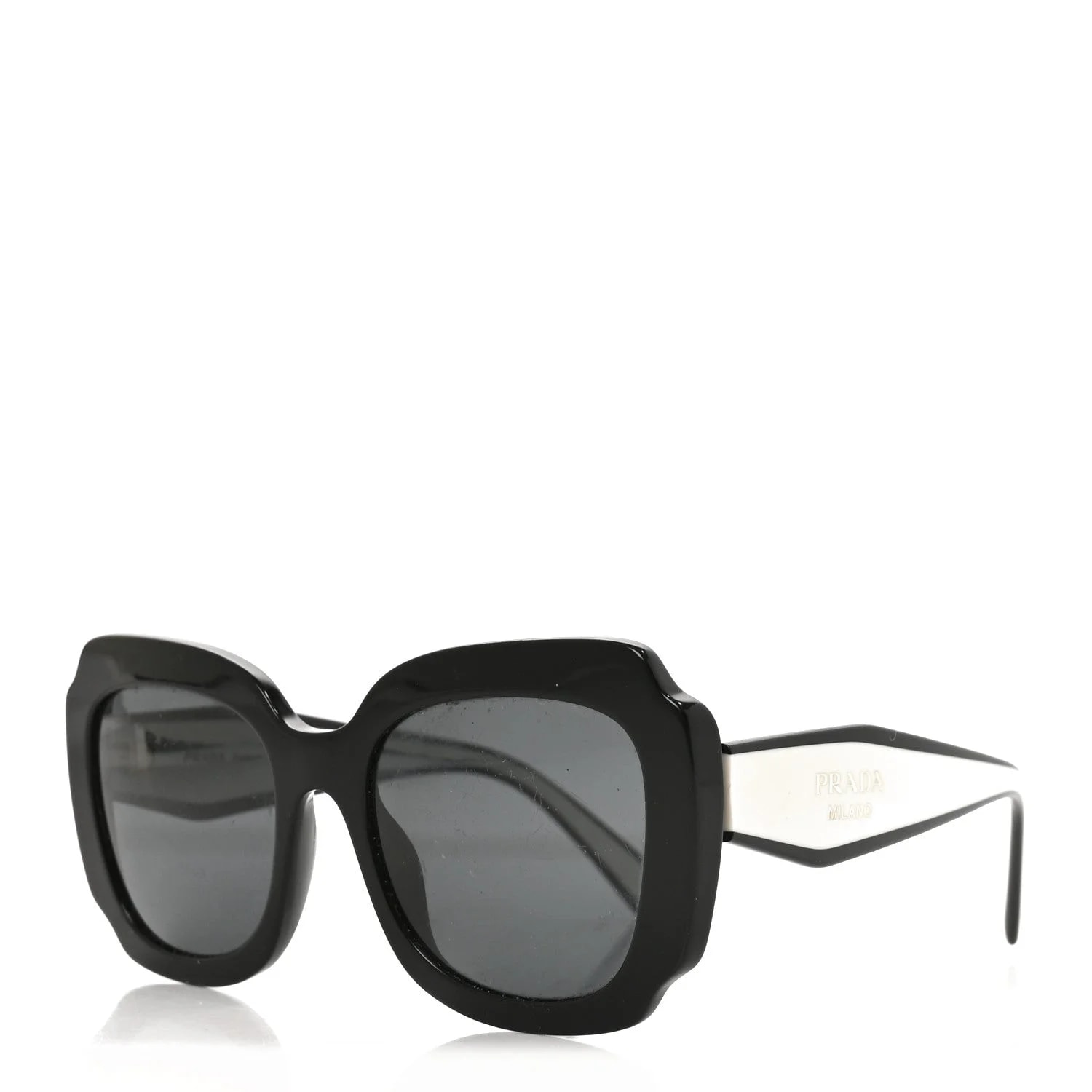 Prada — Acetate Square Sunglasses SPR 16Y Dark — Accessory — resale